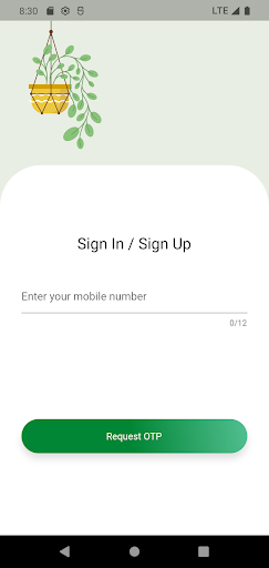Android application OrgaAyur screenshort
