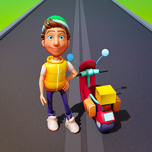 Paper Boy Race - لعبة سيارات