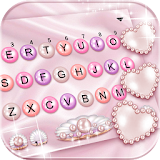 Pink Pearl Luxury Heart Theme icon