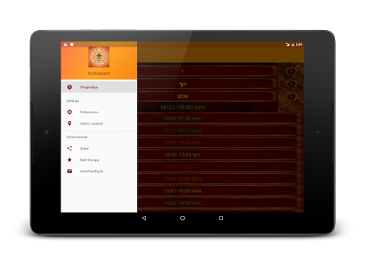 Muhuratam Choghadiya