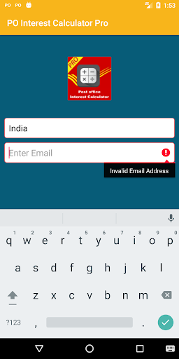 PO Interest Calculator Pro Screen 2