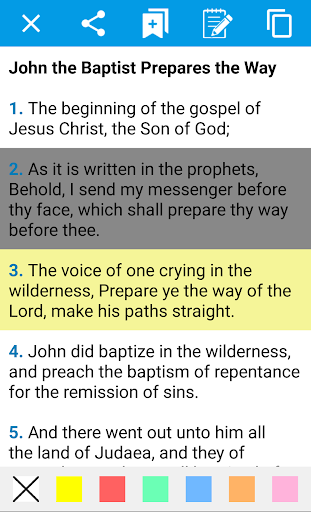 Android application Holy Bible Special screenshort