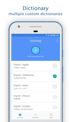 Android application Timon Dictionary & Translator screenshort