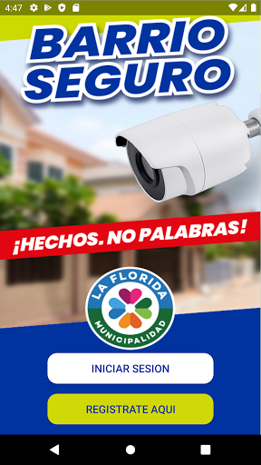 Android application Barrio Seguro La Florida screenshort