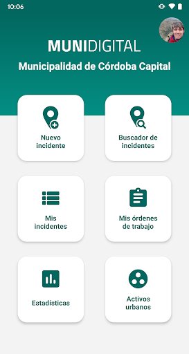 Android application MuniDigital screenshort