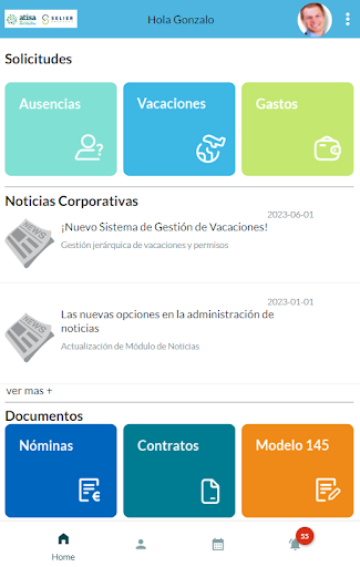 ATISA - HR Mobile Screen 2