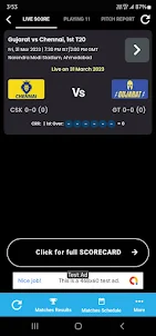 Live Score for IPL Match 2023