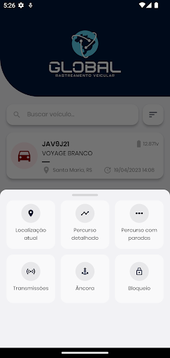 Global Rastreamento Veicular Screen 2