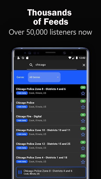 Screenshot 2 Police Scanner Radio Pro: USA android