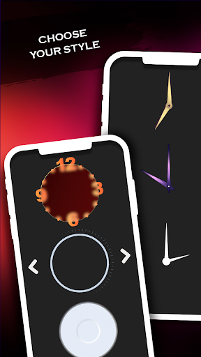 Aesthetic Clock Widget & Alarm Screenshot 3 - AppWisp.com