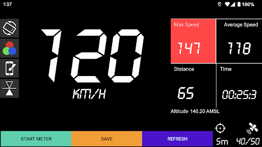 GPS Speedometer - Trip Meter Screen 2