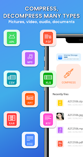 ZipApp: File Compressor, Unrar