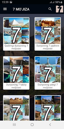 7 Mojiza - Dunyo mojizalari Screen 3