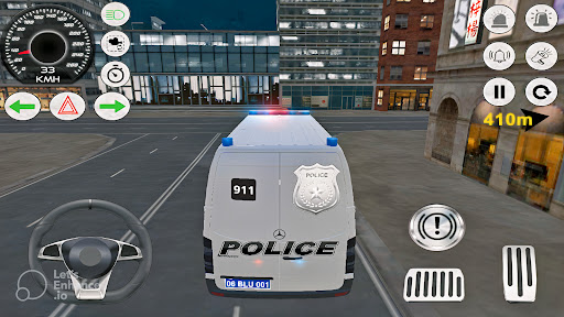 Android application American Police Van Sim: 2022 screenshort