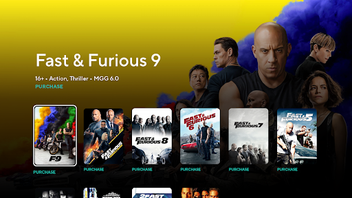 Screenshot of MEGOGO: Live TV & movies