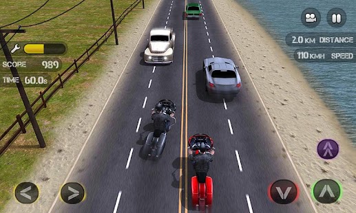 Race the Traffic Moto Screenshot