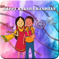 Rakhi Photo Frames-Raksha Band