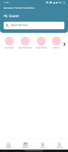 Android application Sarasota Premier Aesthetics screenshort