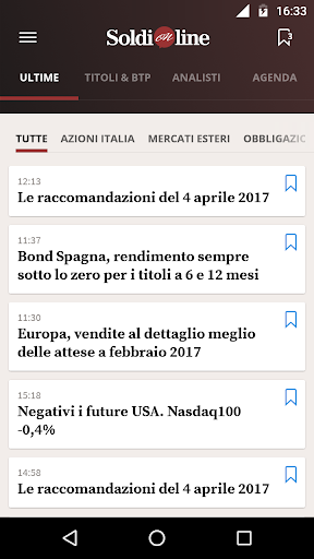 Android application SoldiOnline screenshort