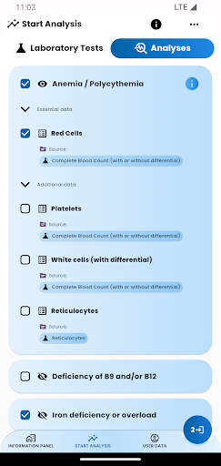 Android application Appnalyse: Calculate Health screenshort