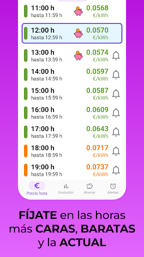 Tope del Gas: Precio Luz Hora Screen 2