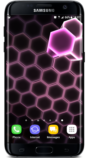 Hex Particles II 3D Live Wallp