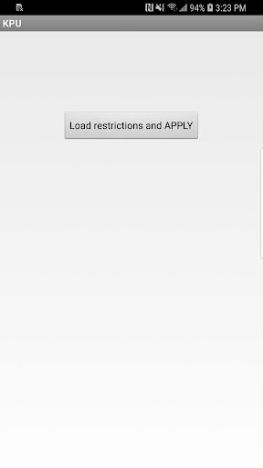 Android application KPU Stage screenshort