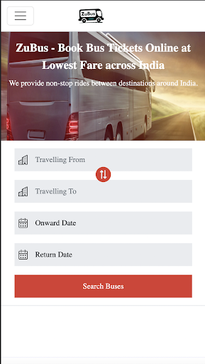 Android application Zubus screenshort