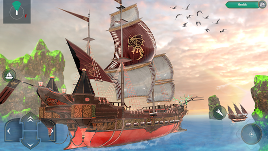 Пиратский корабль Битва