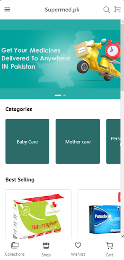 Android application Supermed screenshort
