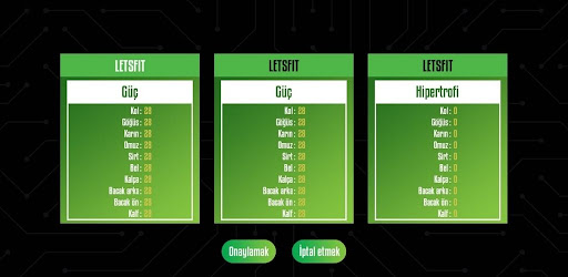 Android application Letsfit Pro10 Ems System screenshort