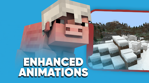 Android application Better Mob Animations Mod screenshort