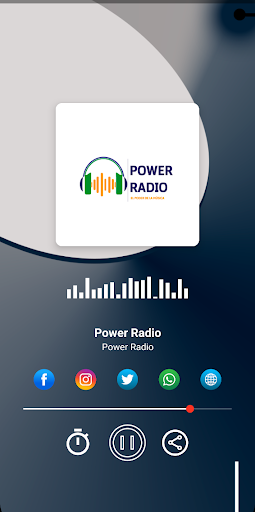 Android application Power Radio screenshort