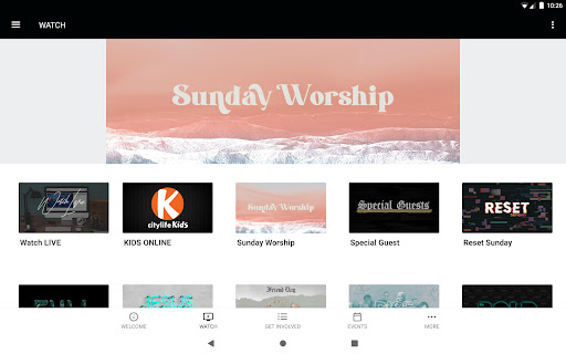 Screenshot of citylife church