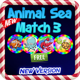 Animal Sea Match 3 Game icon