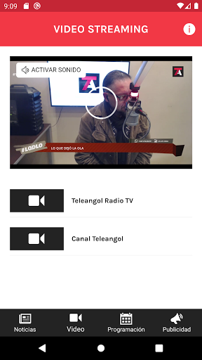Teleangol Radio Screen 3