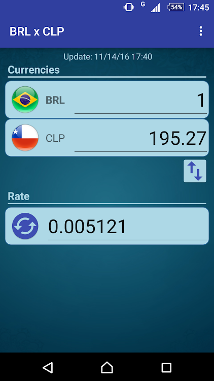 Brazilian Real to Chilean Peso - 5.5 - (Android)