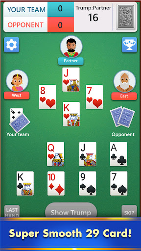 Android application 29 League - Tash Card Game screenshort