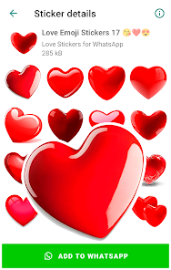 Captura 15 Emoji de amor para WhatsApp android