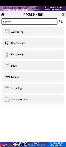 AAFPRS Events Screenshot 4 - AppWisp.com