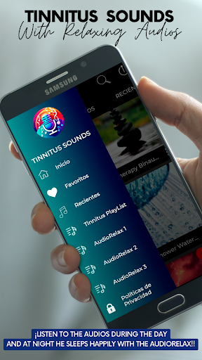 Android application Tinnitus Sound Therapy screenshort