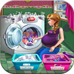 Cover Image of Descargar princesa lavandería - juego Mami Embarazada  APK