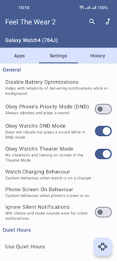 Feel The Wear 2 Notifications Screen 2