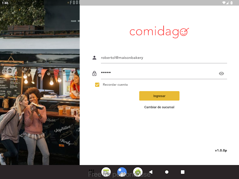 #10. ComidaGo (Android) โดย: Adsum Soluciones Tecnológicas, S.A de CV