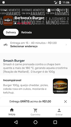Android application Barbanas Burger screenshort