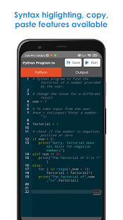 Python IDE Mobile Editor 1.8.8 APK screenshots 14