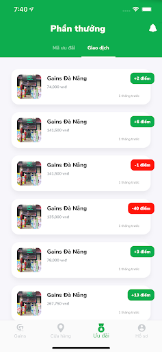 Gains – Siêu Thị Hàng Hóa Châu Screen 3