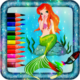 Mermaid Coloring Book icon