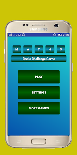 Basic Maths Challenge Game