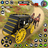 Horse Cart Transport Taxi Game icon